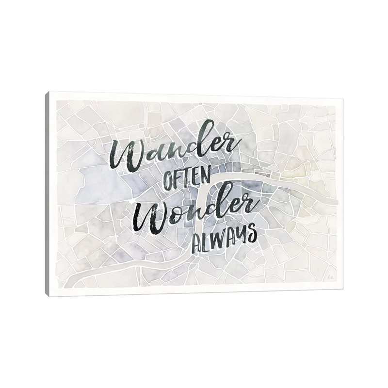 Watercolour Wanderlust London Adventure by Laura Marshall - Wrapped Canvas Print, 66.04 cm H x 45.72 cm W