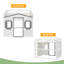 Full Size House Loft Bed With Ladder-870891114