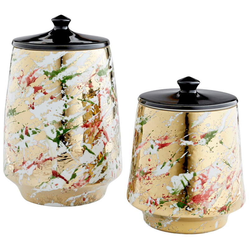 Ardent Ceramic Table Vase, 12.25" H x 10.25" W x 10.25" D