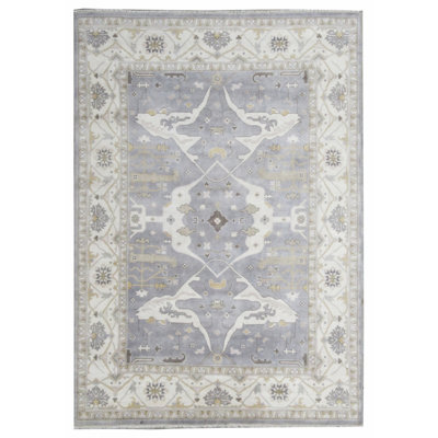 10X14 Oushak Hand-Knotted Rug