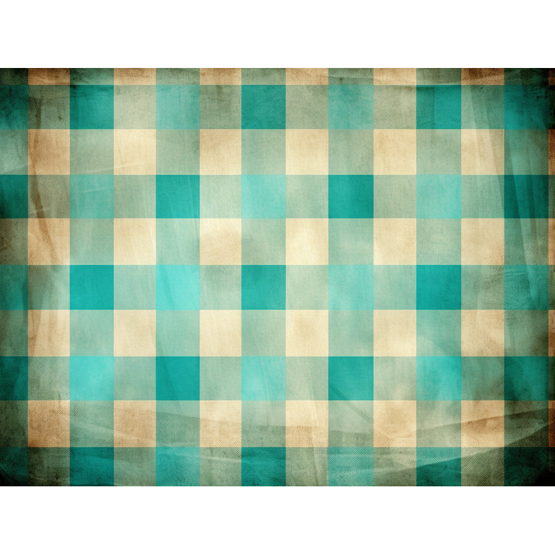 Rideau de douche Mykenzee Gingham, H 73 po x l 70 po