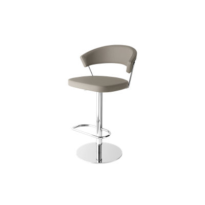 Swivel Upholstered Adjustable Bar Stool