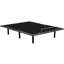 Base de lit réglable moderne simple TG. Filaire contrôlé à distance. Moteurs silencieux pour la tête et les pieds. Comprend les supports de tête de lit. Antidérapant. Capacité de poids de 750 lb Noir Chambre à coucher. Base contemporaine en métal avec-1065950099