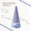 Spode Blue Italian Topiary 8"