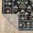Adela Bordered Floral Traditional Blue/Multi Area Rug-2102394637
