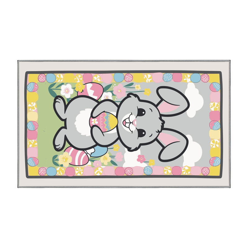 Tapis de vacances de Pâques The Holiday Aisle®, Rectangulaire 2 pi x 3 pi