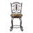 Alcrossagh Metal Swivel Bar & Counter Stool With Upholstered Seat-2026887013