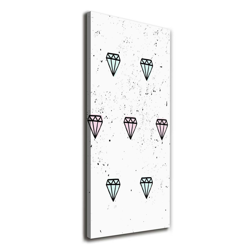 Diamonds - Wrapped Canvas Print