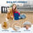 Scalloped Washable Rugs for Living Room Neutral Area Rugs Ultra-Thin Non Slip Large Bedroom Carpet Indoor Stain Resistant Contemporary Carpet for Dining Room Dorm-898702935-898703017