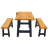 6 ft. Ridgemont Table With 2 Benches-94169664-81780157