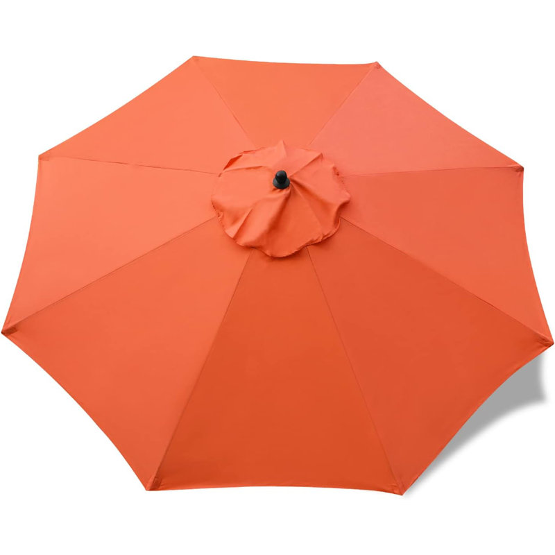 Auvent de remplacement pour parasol de patio 9 pi, Orange