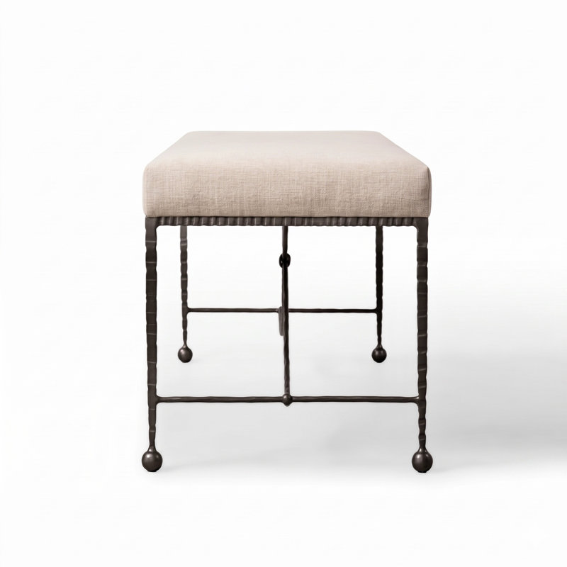 Banc en fer martelé 54 po Amelie
