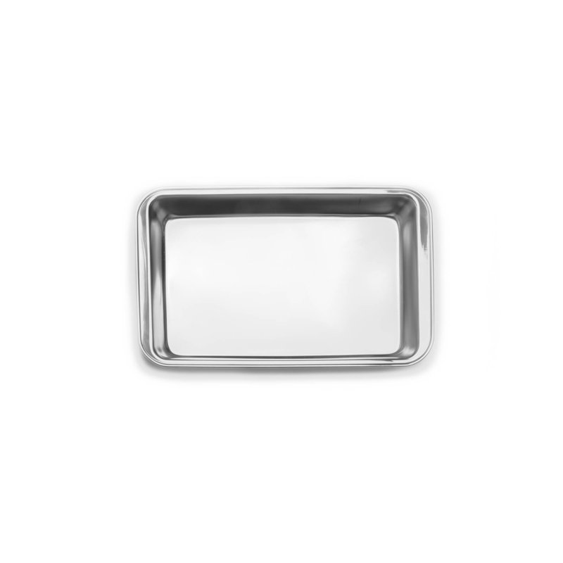Plat de cuisson en acier inoxydable Fox Run Brands, surface de cuisson de 11 po x 7 po