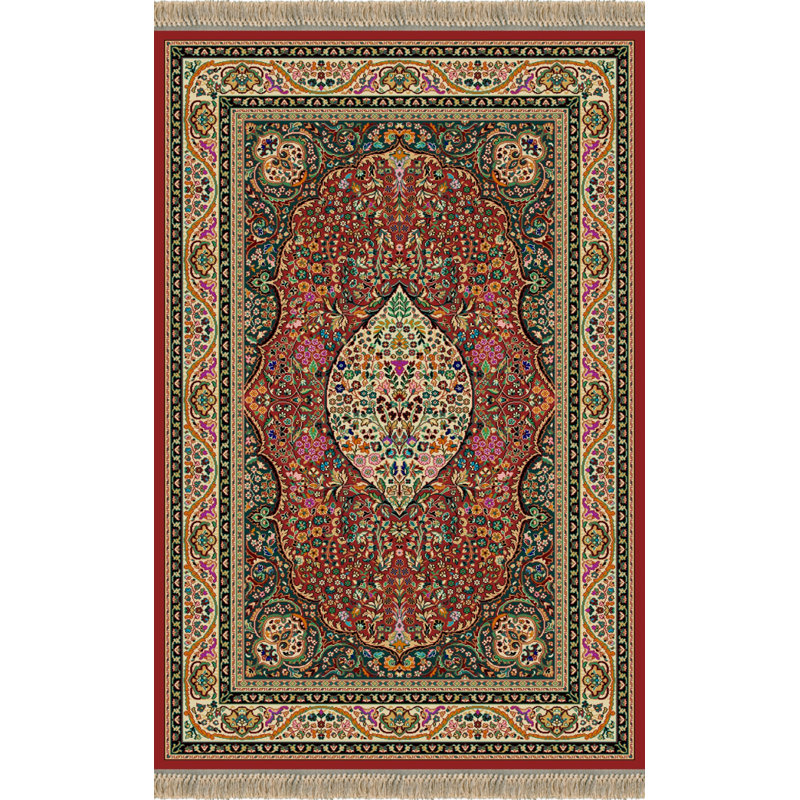 Oriental Wool Area Rug, Rectangle 90 x 160cm