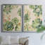 Vitrail Succulents I - ensemble de 2 reproductions d'art sur toile encadrées-1253389421-1253389425
