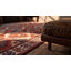 Tapis Moghan géométrique antique de la fin du 19e siècle