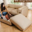 Canapé 2 places élégant en chenille avec rangement dissimulé, forme cylindrique pour un confort optimal, design moderne, modularité intelligente, montage rapide, dossier confortable, espace de rangement, design facile à installer-1575973969-1575973971