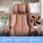Executive Leather Office Chair (Brown) – Ergonomic Desk Chair With Thick Cushion, Lumbar Support, Adjustable Headrest & Armrests