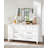 XXX's and OOO's 7 Drawer Dresser (7 Drawers, Top RSF Jewelry Tray in Drawer, Hidden Jewelry Storage on RSF Side Panel, Power on Back LSF Corner, 2 Outlets, 1 USB + 1 USB-C)