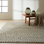 Tapis crocheté en laine gris / ivoire Trussville