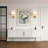2-light Modern Wall Sconces With Frosted Milk Glass Shade