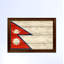 Drapeau du Népal - impression sur toile-41274156-41928619