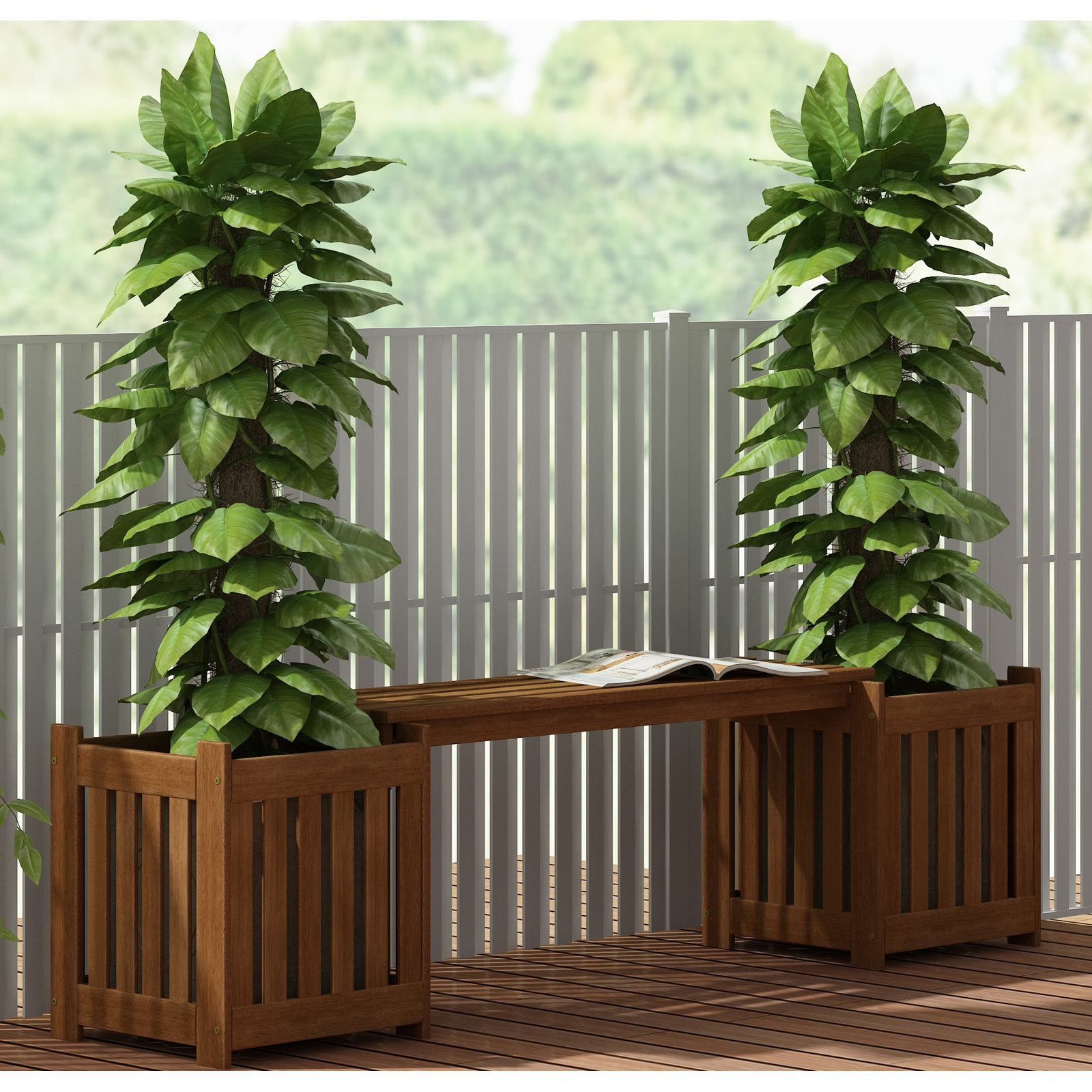 Arlen Raised Garden Bed, Natural