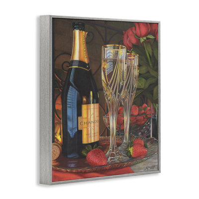 Paire de champagne romantique par Mardell Schuster