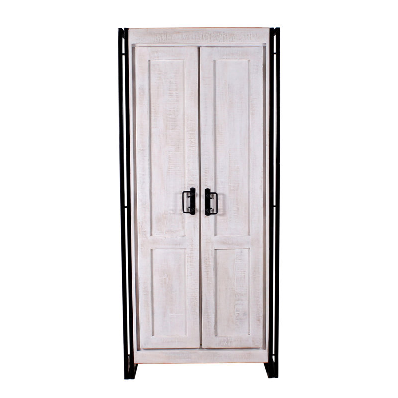 Veloz 2 Door Solid Wood Wardrobe