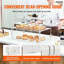 Présentoir à pâtisserie, présentoir de boulangerie de comptoir commercial à 2 niveaux, présentoir en acrylique avec accès par la porte arrière et tablettes amovibles, garde-gâteau frais pour beignets bagels, 22 po x 14 po x 14 po
