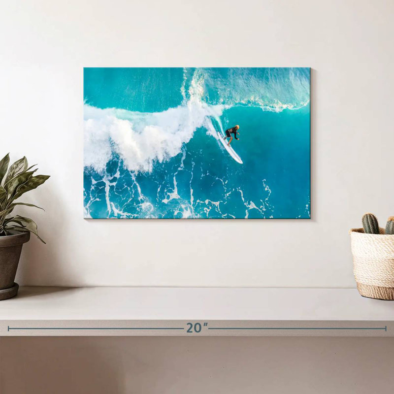 Senne Crest Wave Surfing, 8" H x 12" W