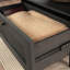 Table basse, finition noire