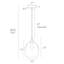 Luminaire suspendu simple à une lumière