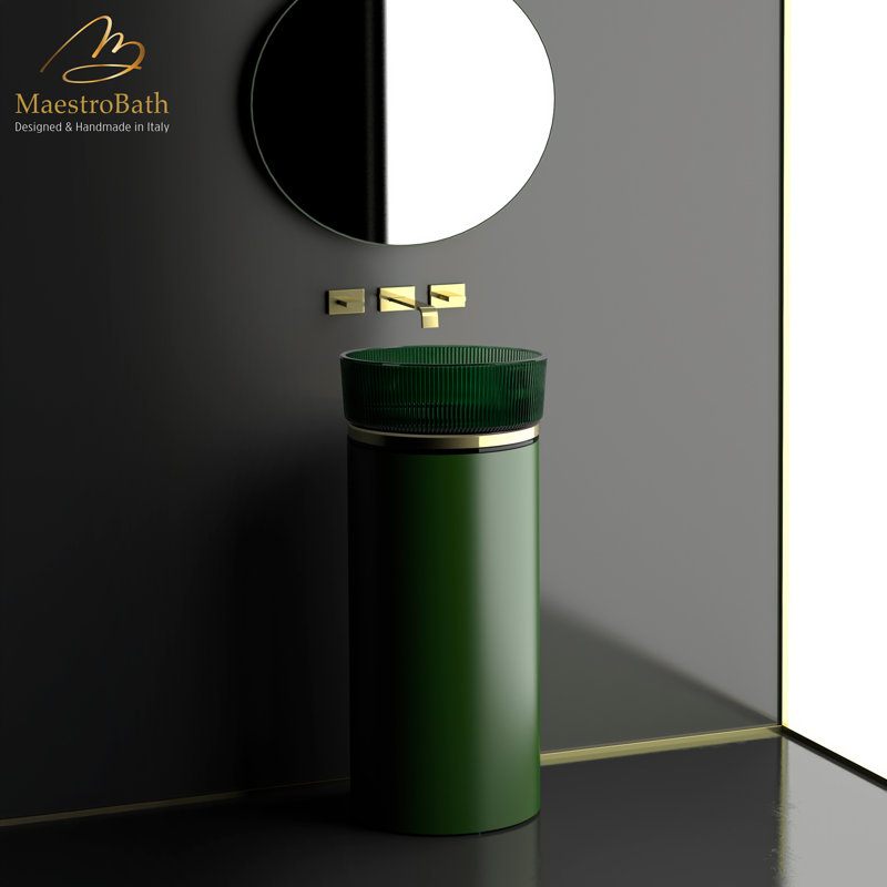 Cavallo 15.7'' W Single Vanity, Green