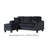 Modern L-Shaped Sectional Sofa with Reversible Chaise