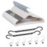 Cintre standard en plastique antidérapant pour robe / chandail Meaha (ensemble de 100)