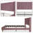Eriksay Low Profile Upholstered Platform Bed with Wingback Headboard-1653282085-1683457355