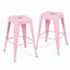 Tabourets de bar en métal sans dossier peu encombrants avec assemblage sans outil-1016577474
