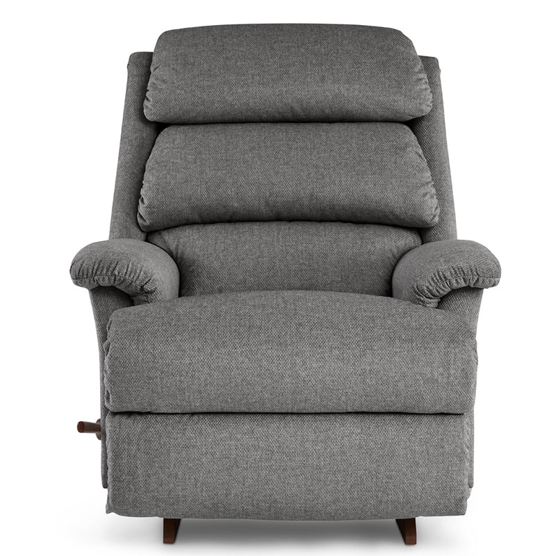 Fauteuil inclinable manuel Astor, Manuel, Berçant, Mélange de polyester cendré