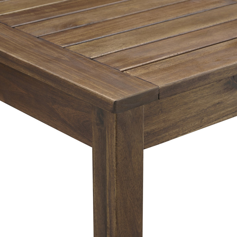 Table de bar Makayla, Marron foncé