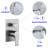 1 Handle Bathroom Roman Tub Faucet with Diverter-68879219