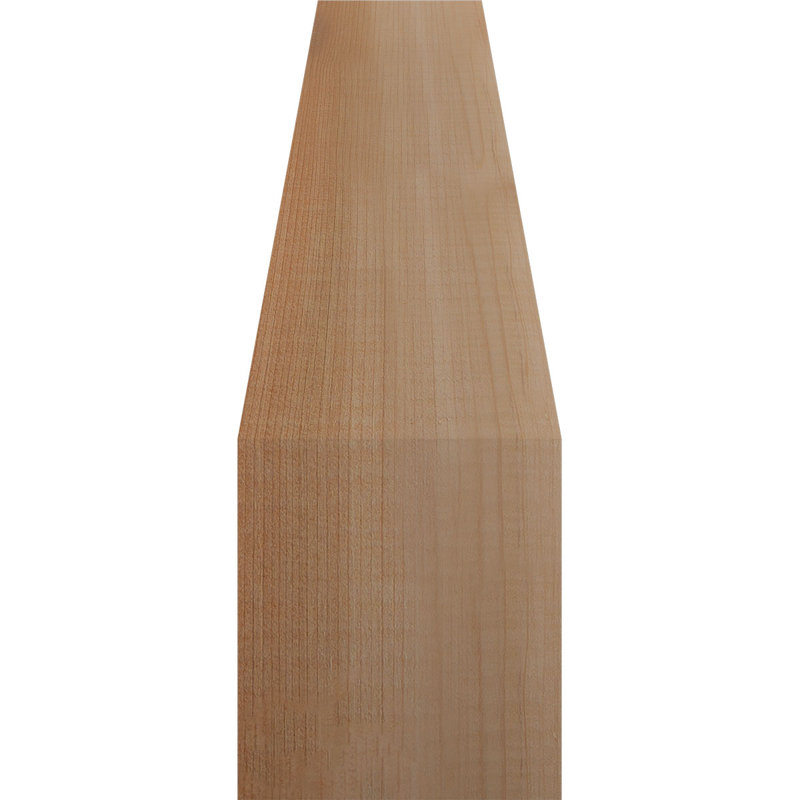 Attelle de genou Funston, Cèdre rouge, Lisse, H 12 po x l 3,5 po x P 12 po