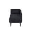 Chaise longue capitonnée à boutons avec coussin-338378456