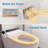 Smart Toilet With Advance Bidet And Auto Open Lid, Soft-Closing Heat Seat, Tankless Auto Flush, Massage Clean, Warm Wash/Dryer, Remote Control