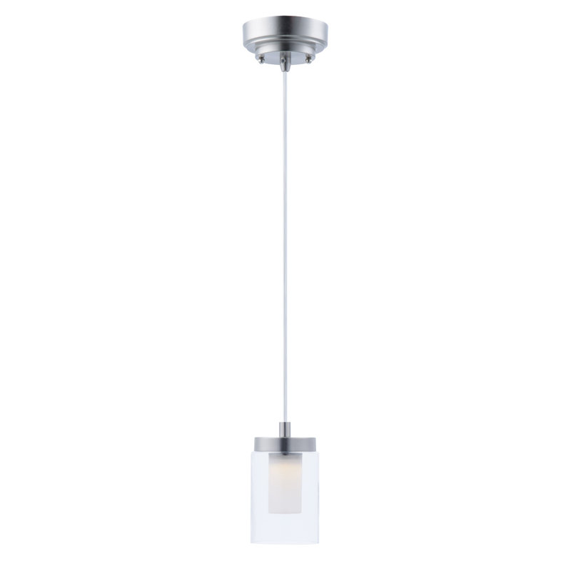 Luminaire suspendu cylindrique 1 lumières Caverly