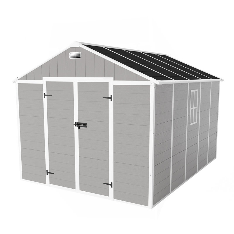 Campcraft 8*8Ft Resin Storage Shed, 89.17" H x 90.55" W  x  127.95" D