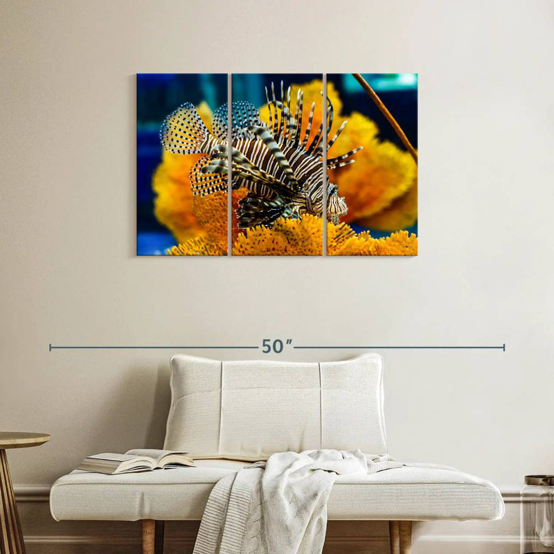 Saltwater Fish, 24" H x 38" W