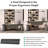 86.6In Large Executive Office Desk With File Cabinet Adjustable Height L Shaped Office Desks For Boss Business Reversible Left/Right Return Boardroom Edition-729878022