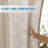 Linen Curtains Natural Linen Blended Curtains for Living Room Burlap Linen Textured Curtains Light Filtering Nickel Grommet Curtains Bedroom Curtains 2 Panel Sets Privacy Added-834702684-834702675