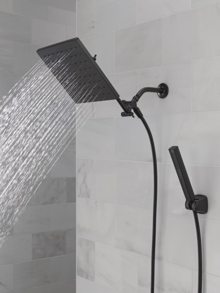 Delta 10inch Raincan Shower Head and Hand Held Shower Combo, Rainfall
